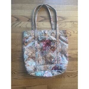 Raymond Waites Women's Floral Quilted Handle Tote Bag Multicolor One Size